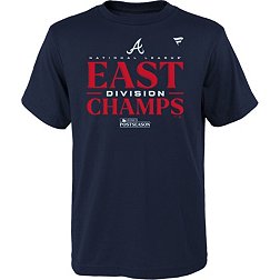 MLB Team Apparel Youth 2023 Division Champions Atlanta Braves Locker Room T-Shirt