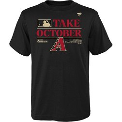 MLB Team Apparel Youth 2023 Postseason "Take October" Arizona Diamondbacks Locker Room T-Shirt