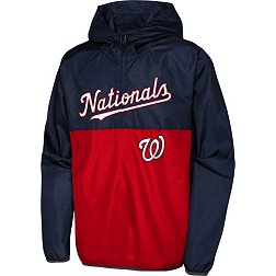 MLB Washington Nationals Boys' White Pinstripe Pullover Jersey - XS