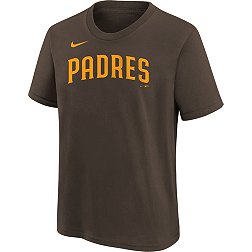 Nike Youth San Diego Padres Brown Wordmark T-Shirt