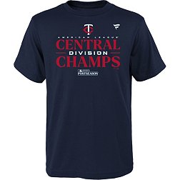 MLB Team Apparel Youth 2023 Division Champions Minnesota Twins Locker Room T-Shirt