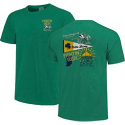 Image One Adult Notre Dame Fighting Irish Green Elements T-Shirt