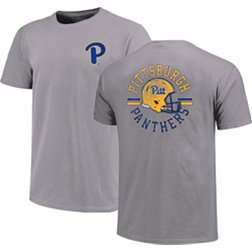 Image One Adult Pitt Panthers Grey Helmet Arch T-Shirt