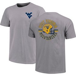 Image One Adult West Virginia Mountaineers Grey Helmet Arch T-Shirt