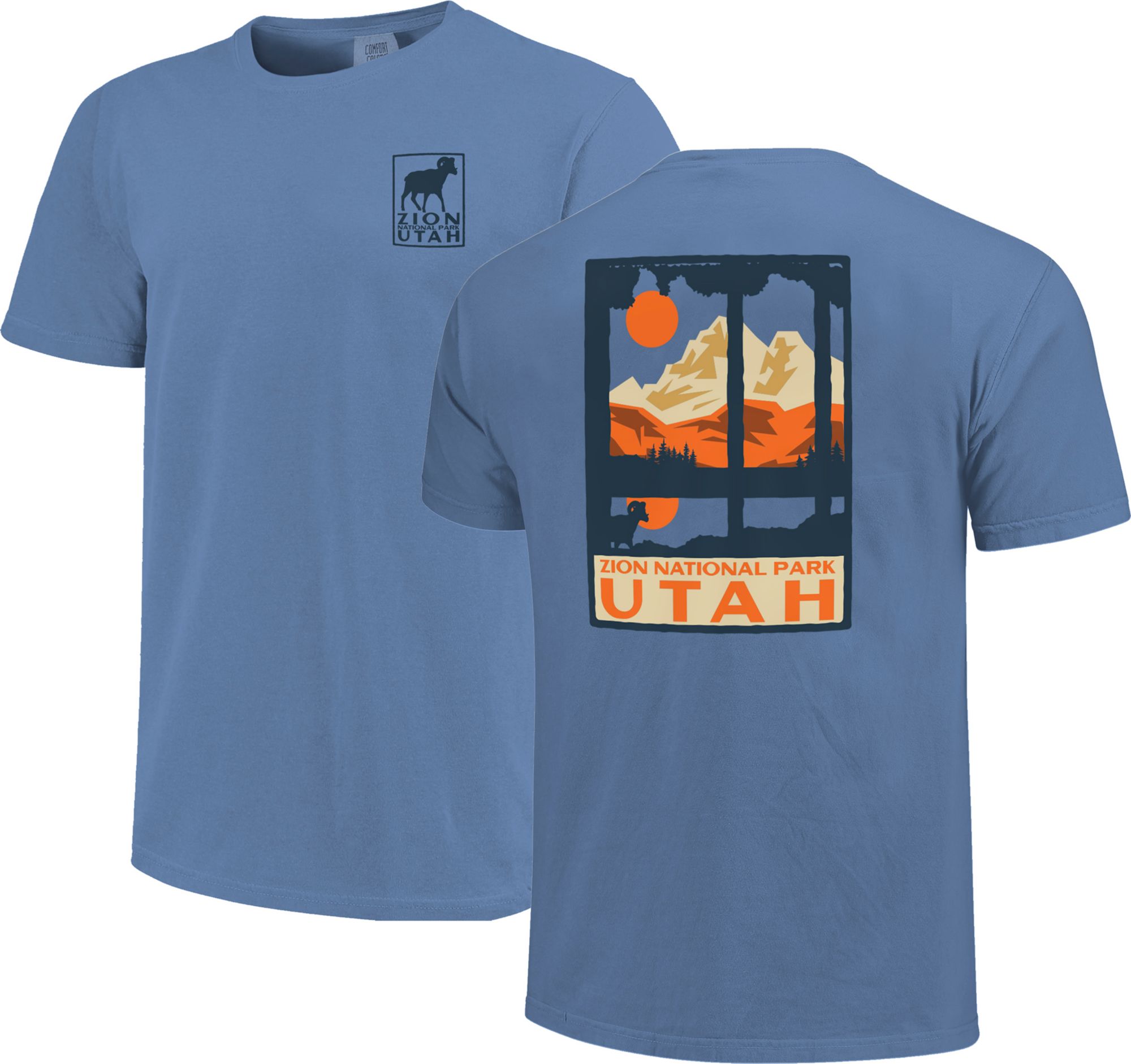 IMAGE ONE Men's Zion National Park Graphic T-Shirt