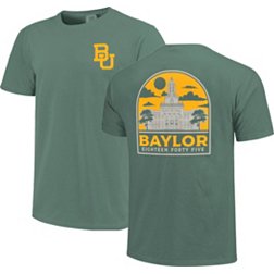 Image One Men's Baylor Bears Green Campus Arch T-Shirt