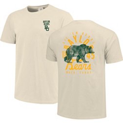 Image One Men's Baylor Bears Ivory Mascot Local T-Shirt