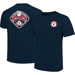 Image One Men's Ole Miss Rebels Blue Baseball T-Shirt