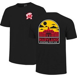 Image One Men's Maryland Terrapins Black Campus Arch T-Shirt