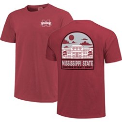 Image One Men's Mississippi State Bulldogs Maroon Campus Arch T-Shirt
