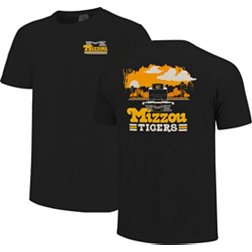 Image One Men's Missouri Tigers Black Endzone Sky T-Shirt