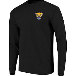 Image One Men's Pitt Panthers Black Campus Pride Long Sleeve Shirt