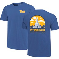 Image One Men's Pitt Panthers Blue Campus Arch T-Shirt