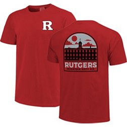 Image One Men's Rutgers Scarlet Knights Scarlet Campus Arch T-Shirt