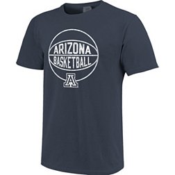 Image One Men's Arizona Wildcats Navy Grunge Basketball T-Shirt