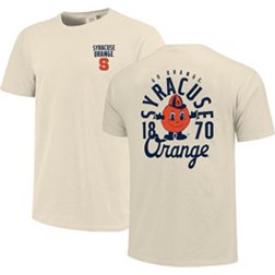 Image One Men's Syracuse Orange Ivory Mascot Local T-Shirt