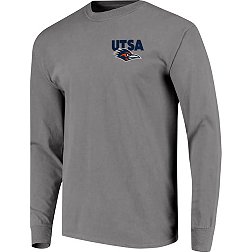 Image One Men's UT San Antonio Roadrunners Grey Campus Pride Long Sleeve Shirt
