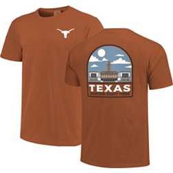 Image One Men's Texas Longhorns Orange Campus Arch T-Shirt