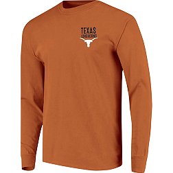Image One Men's Texas Longhorns Orange Campus Pride Long Sleeve Shirt