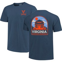 Image One Men's Virginia Cavaliers Navy Campus Arch T-Shirt