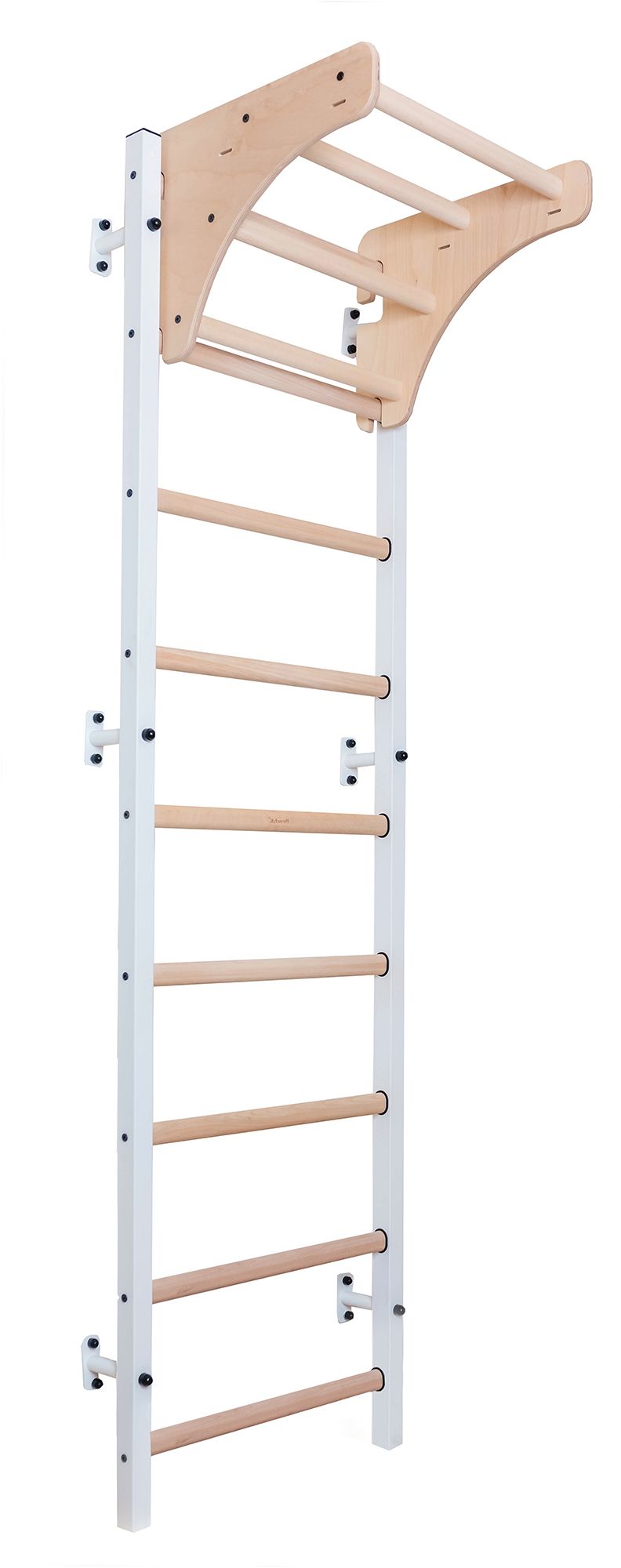 BenchK 711W Wall Bar with Wooden Pull Up Bar