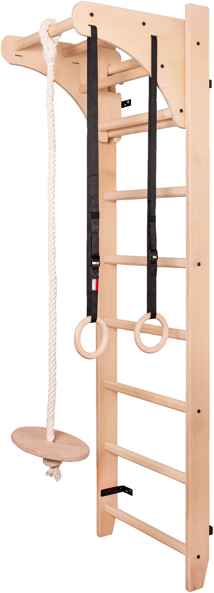 BenchK 111 + A204 Series 1 Wooden Wall Bars for Kids Room