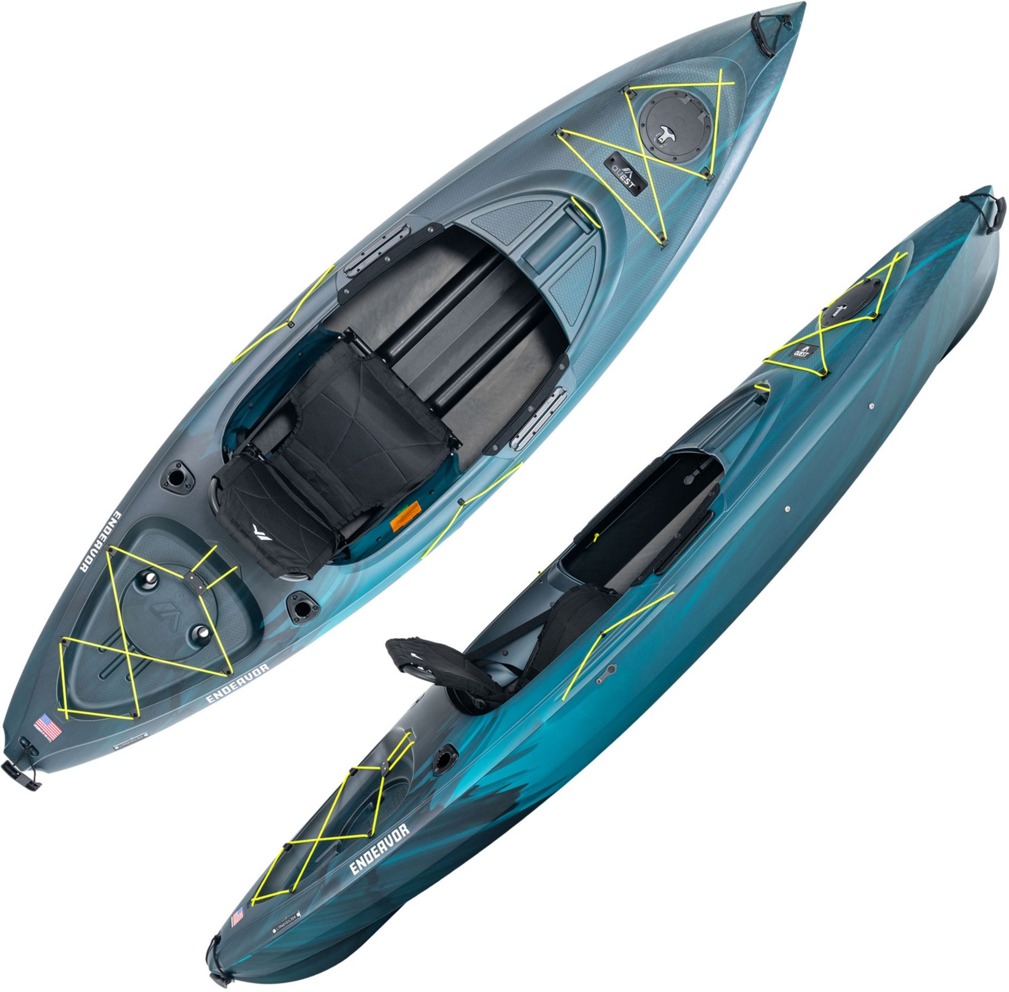 Photos - Kayak / Canoe Quest Endeavor 100 Kayak, Aurora Fusion 23QUEUQSTNDVR100KPSK 