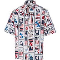 Los Angeles Dodgers MLB Mens Americana Button Up Shirt