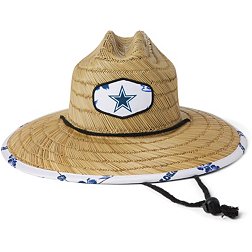 Reyn Spooner Men's Dallas Cowboys Scenic Straw White Bucket Hat