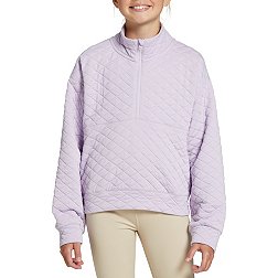DSG Girls' Jacquard Fleece ½ Zip Pullover