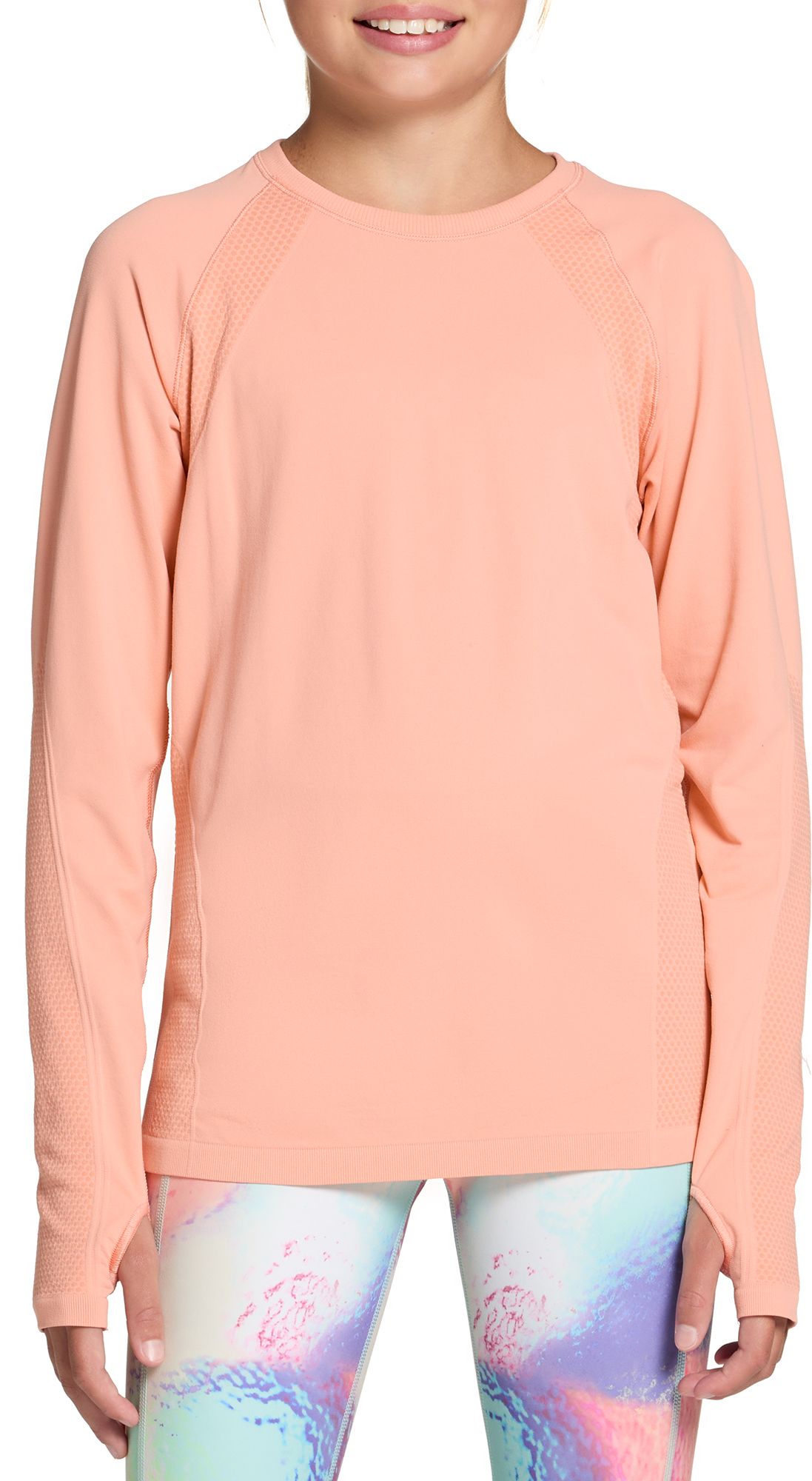 DSG Girls' Movement Seamless Long Sleeve T-Shirt