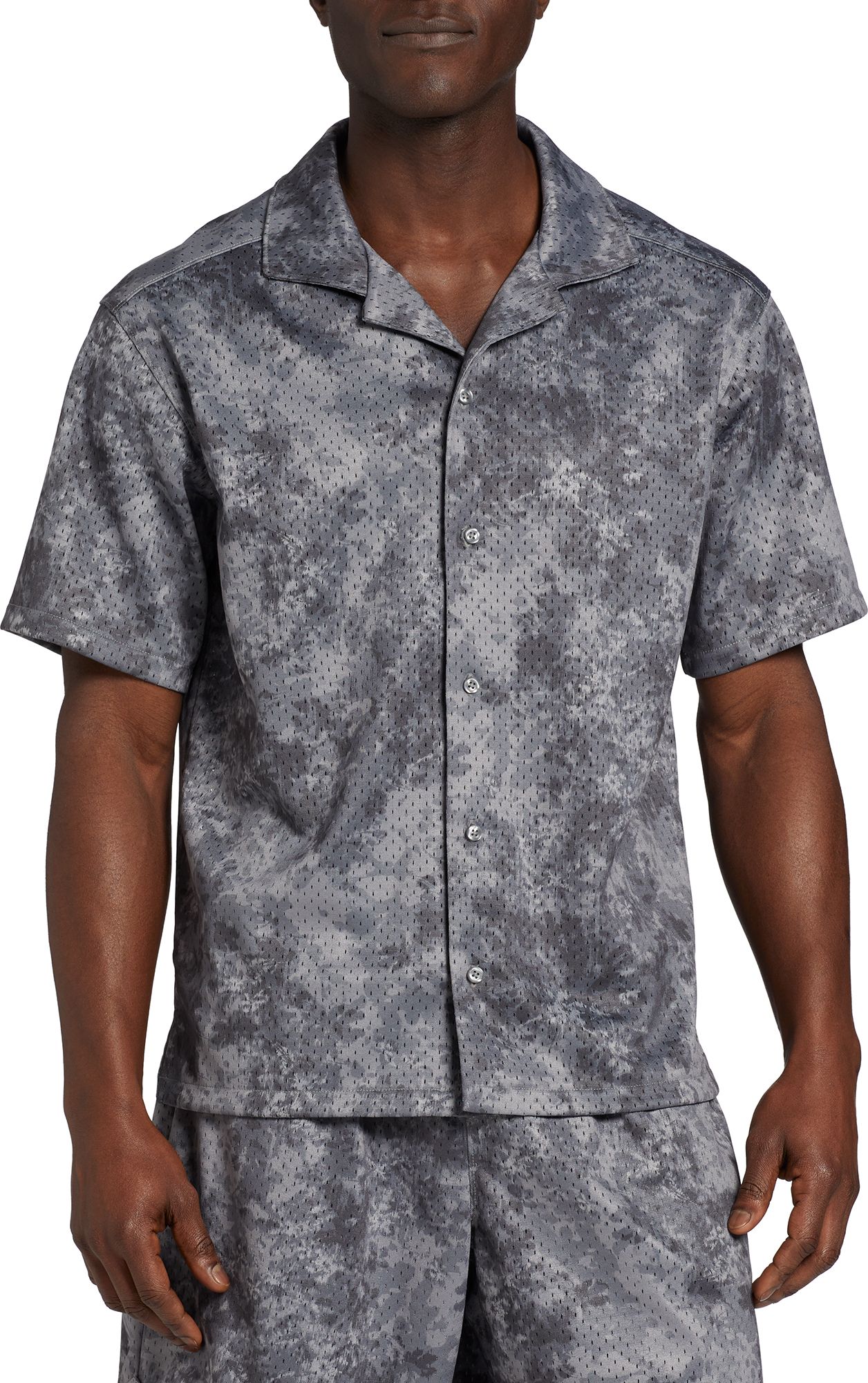 L Charcoal Blurred Floral