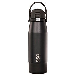 FreeSip 32 oz. Insulated Stainless Steel Water Bottle, Blue or Black