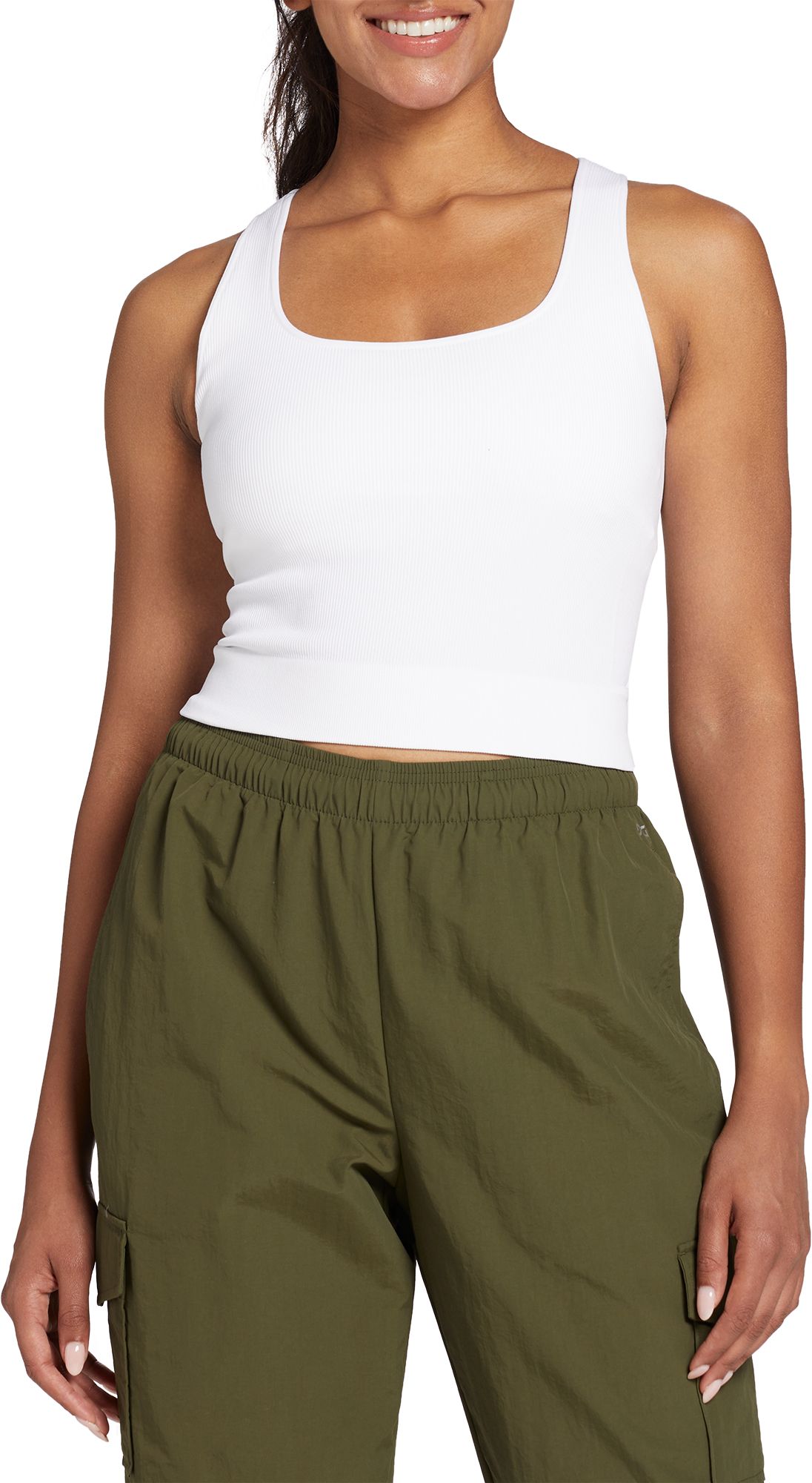 DSG Women's Momentum Seamless Cropped Tank Top