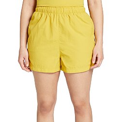 Women's Yellow Workout Shorts