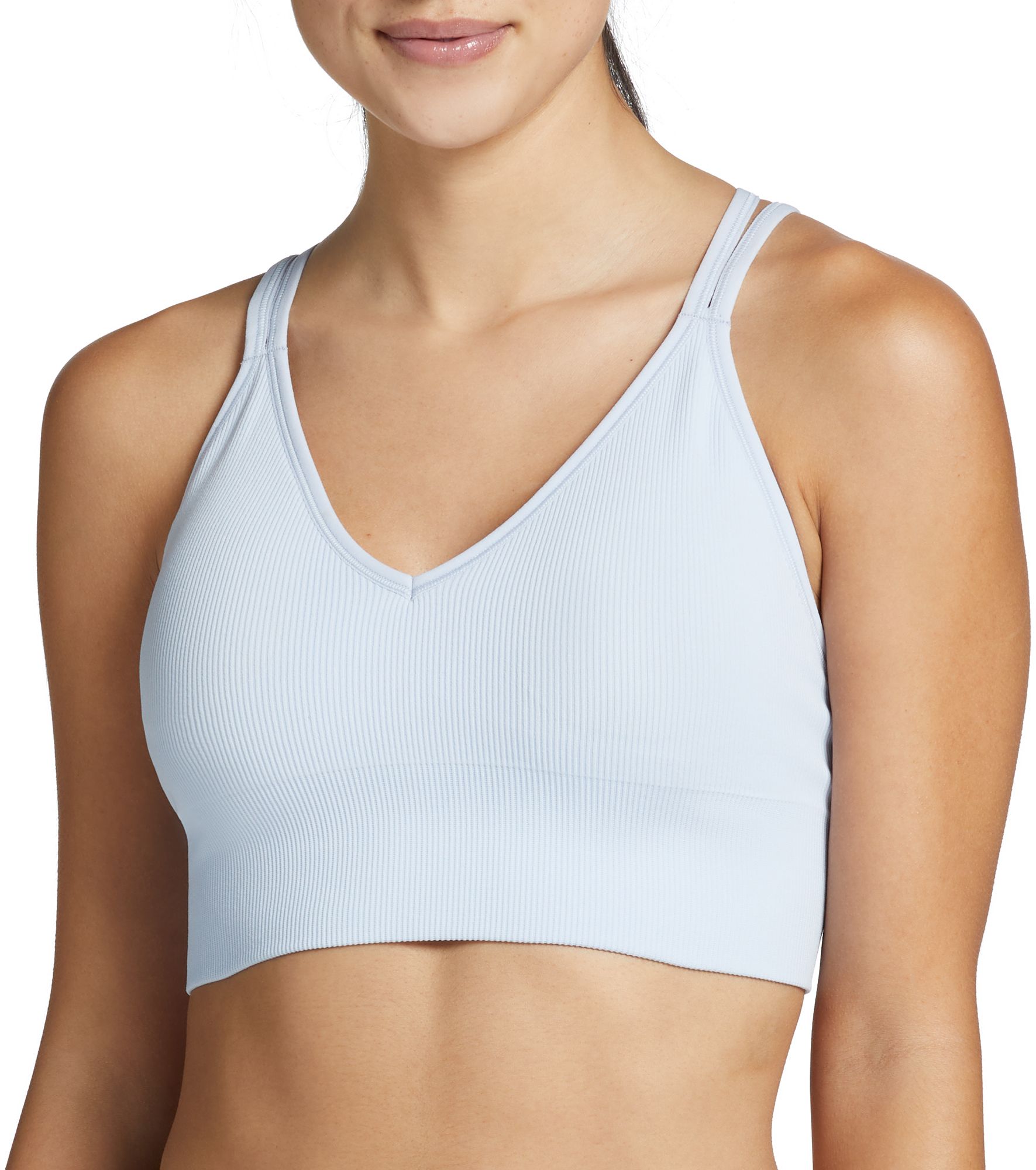 DSG Women's Seamless Strappy Bra - Blue