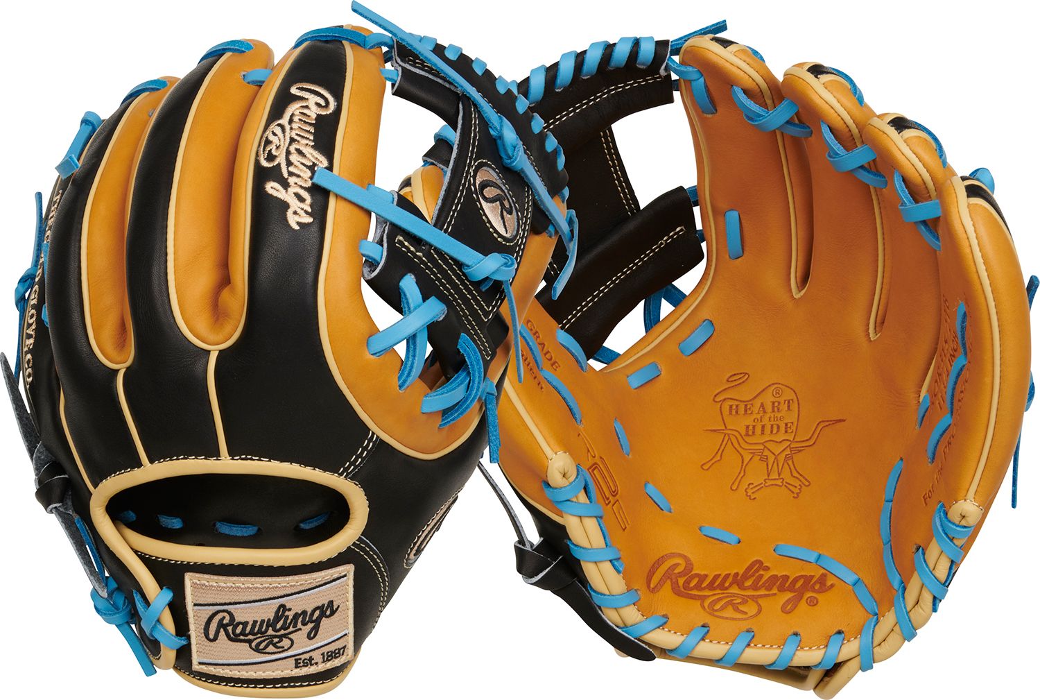 Rawlings 11.75″ HOH Series Glove 2024, Black/Tan