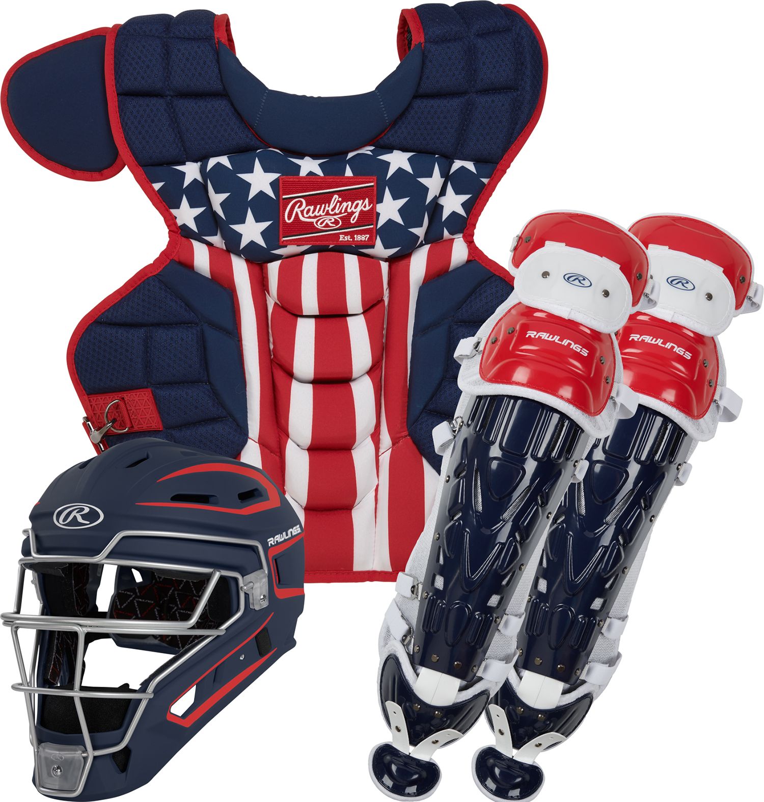Navy/Scarlet/White
