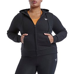 Reebok Women's Plus Size Identity Fleece Full-Zip Hoodie