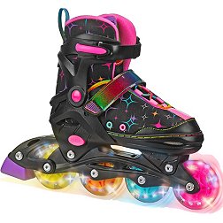 Roller Derby Girls' Stryde Lighted Adjustable Inline Skates