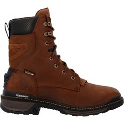 Rocky Men's 9" Rams Horn Waterproof Composite Toe Lace-Up Work Boots