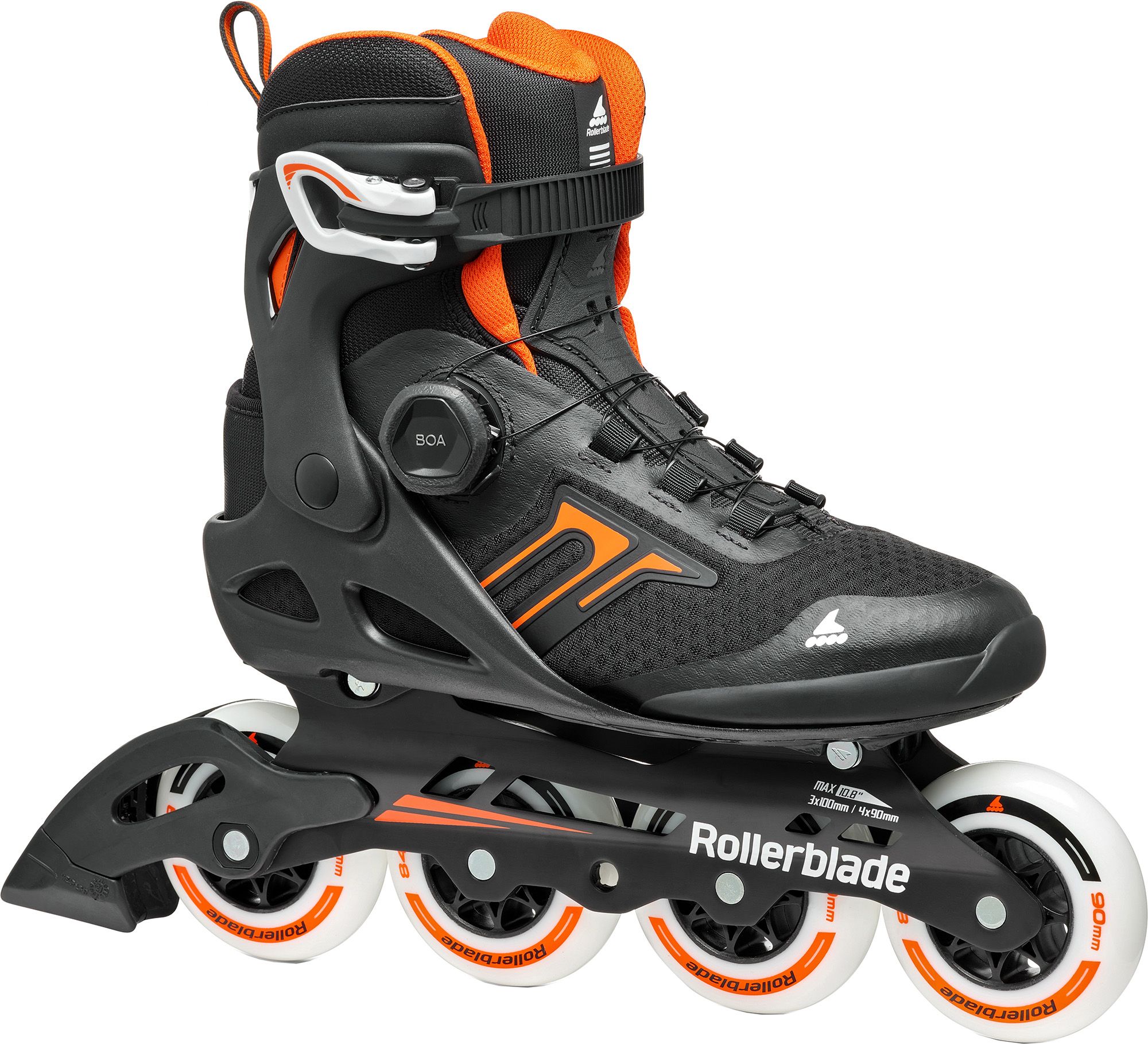Black/Orange