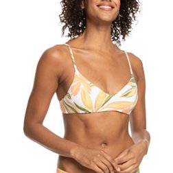 Roxy Women's Printed Beach Classics Strappy Bra Swim Top