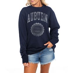 Gameday Couture Auburn Tigers Navy Season Opener Crew Pullover Sweatshirt