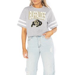 Gameday Couture Colorado Buffaloes Grey Mid Crop T-Shirt