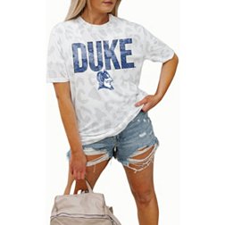 Gameday Couture Duke Blue Devils White Leopard T-Shirt