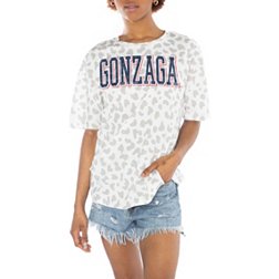 Gameday Couture Gonzaga Bulldogs White Leopard T-Shirt