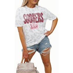 Gameday Couture Oklahoma Sooners White Leopard T-Shirt