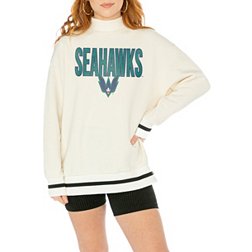 Gameday Couture Women's UNC Wilmington Seahawks White Mockneck Pullover
