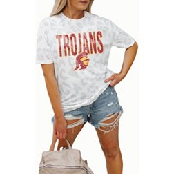Gameday Couture USC Trojans White Leopard T-Shirt